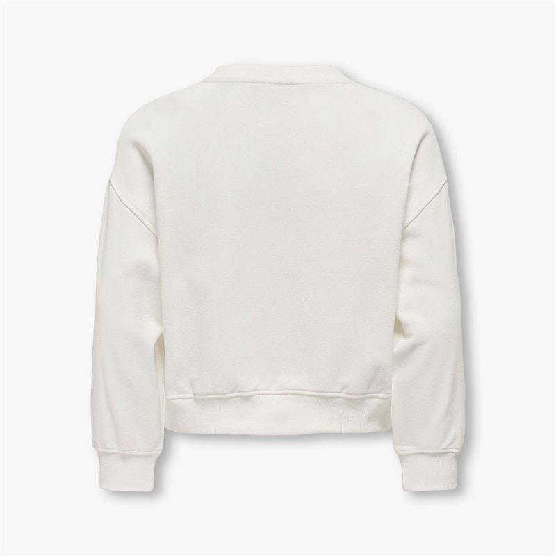 Only Girls Betina Sweatshirt Cloud Dancer - Image 2