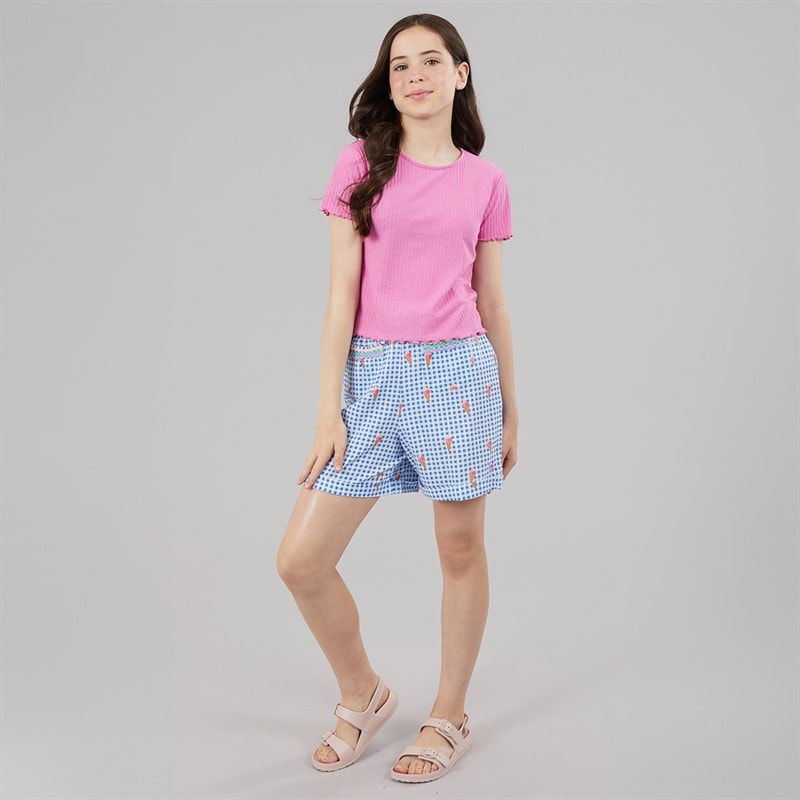 Only Girls Nella T-Shirt Super Pink - Image 3