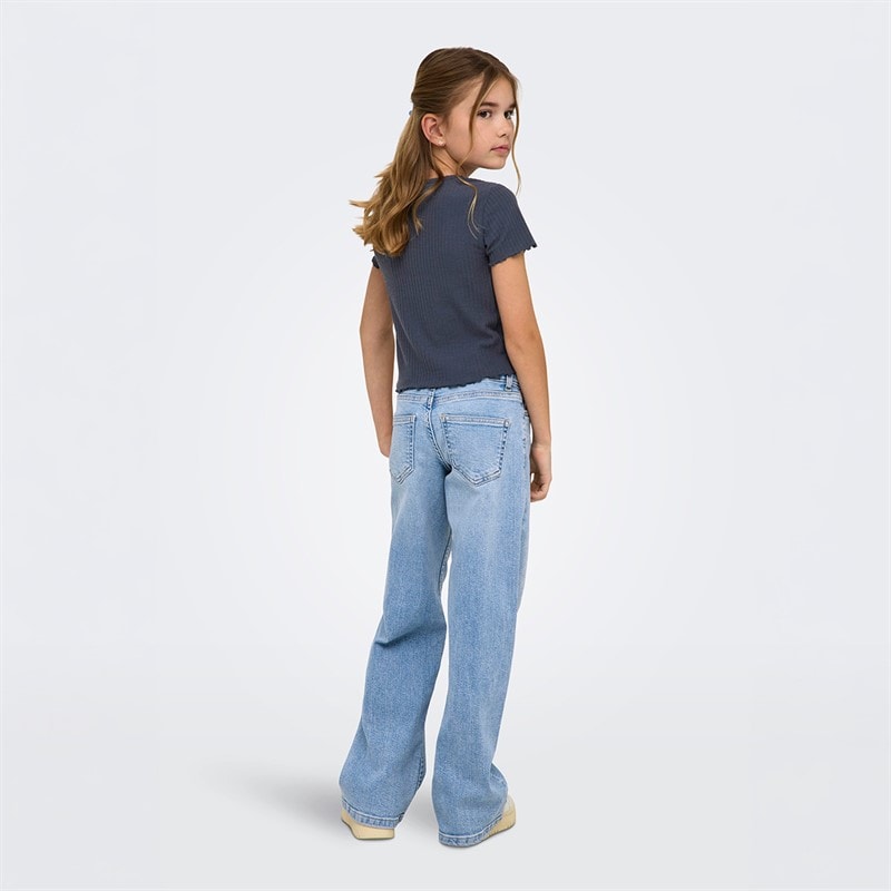 Only Girls Nella T-Shirt Ombre Blue - Image 2