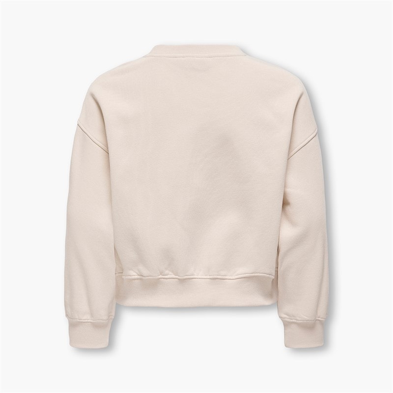 Only Girls Betina Sweatshirt Whitecap Gray - Image 2