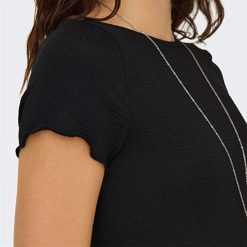Only Womens Bill Short Sleeve Dress Black - Image 3