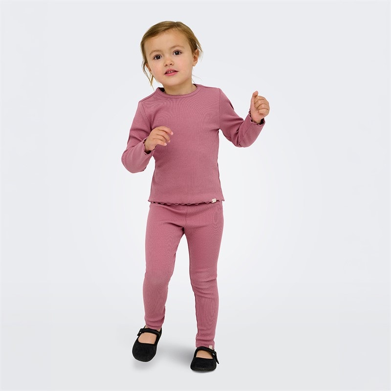 Only Girls Mini Trinny Top Heather Rose - Image 2