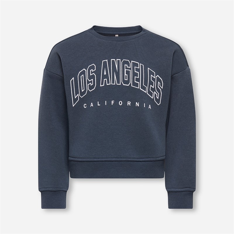 Only Girls Mini Sweat Sweatshirt Ombre Blue