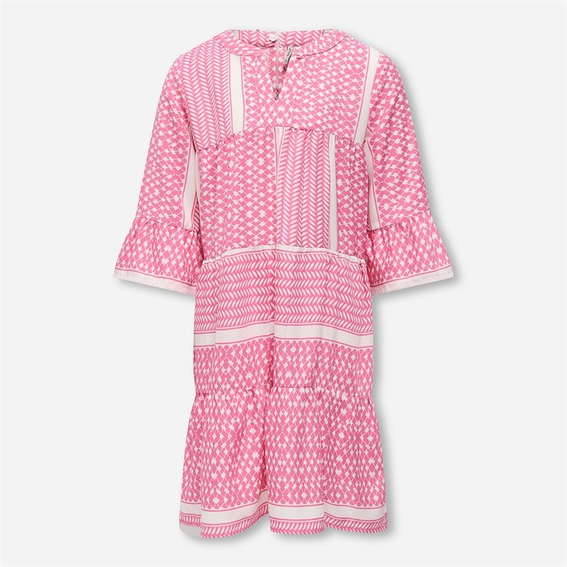 Only Girls Alberte Life Dress Fuchsia Pink