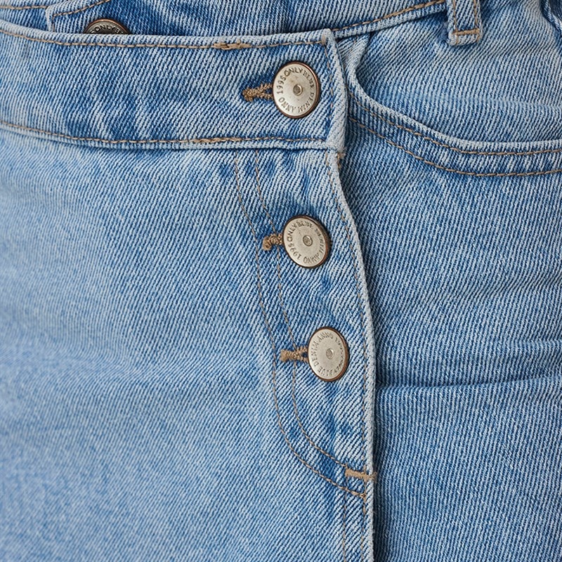 Only Girls Jenny Denim Skort Light Blue Denim - Image 4