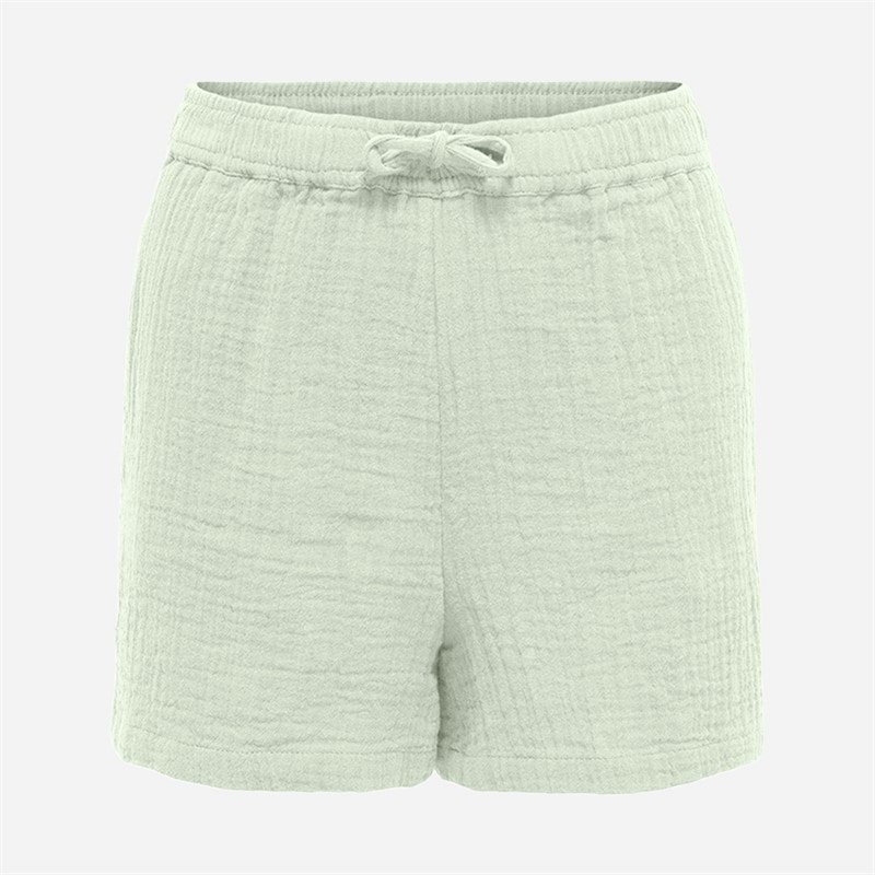 Only Girls Thyra Life String Shorts Aqua Foam