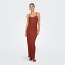 Only Womens Maxi Dress Roasted Russet