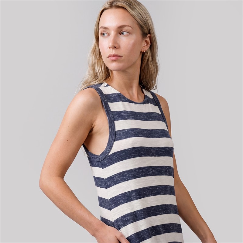 Only Womens Edea Short Sleeve Dress Ombre Blue - Image 3