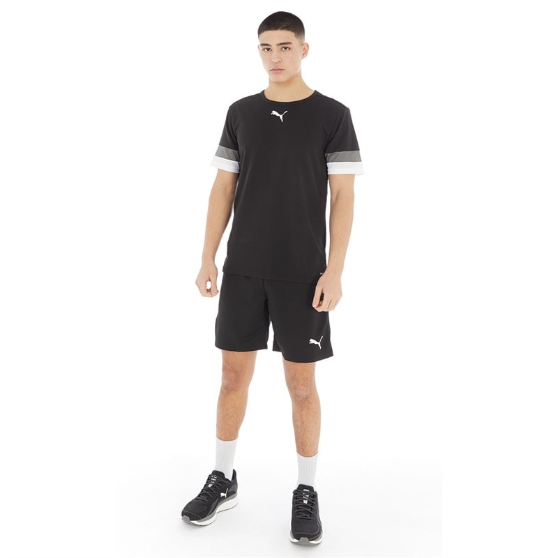 Puma Mens teamRISE Training Jersey Puma Black - Image 3