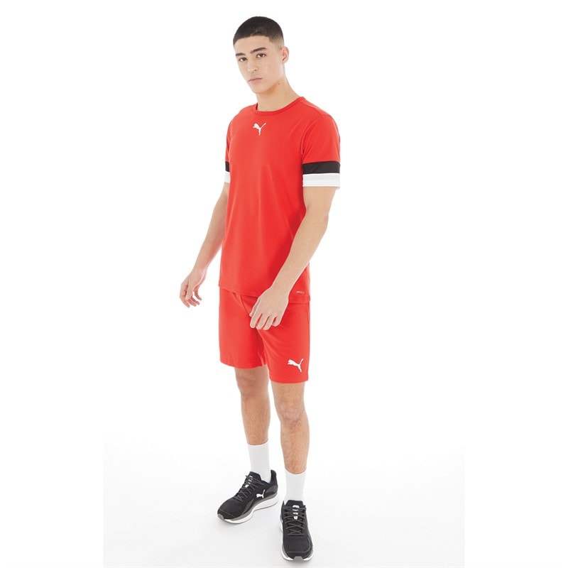 Puma Mens teamRISE Training Jersey Puma Red/Puma Black/Puma White - Image 3