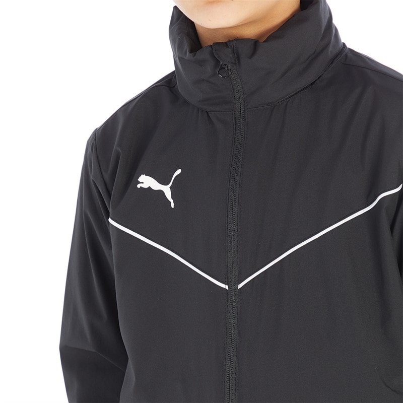 Puma Boys teamRISE All Weather Jacket Puma Black/Puma White - Image 3