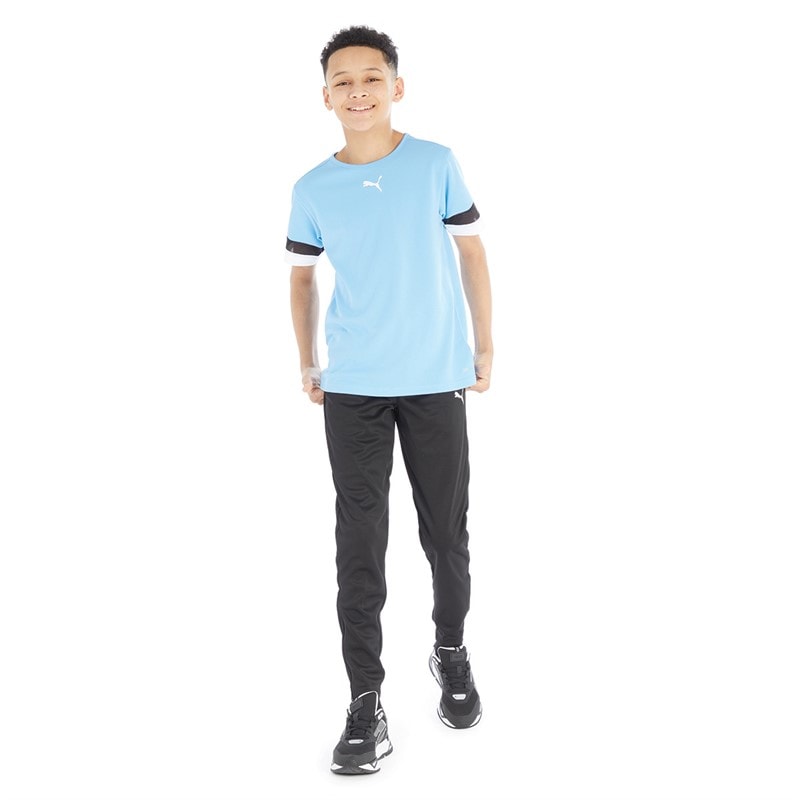 Puma Boys teamRISE Training Poly Track Pants Puma Black/Puma White - Image 4