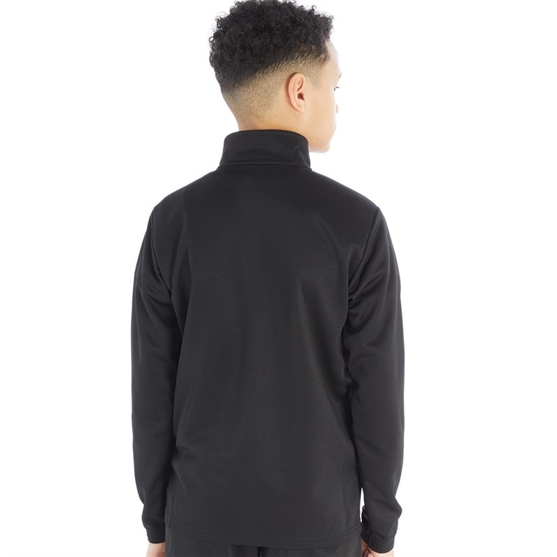 Puma Boys teamRISE Training 1/4 Zip Top Puma Black/Puma White - Image 2