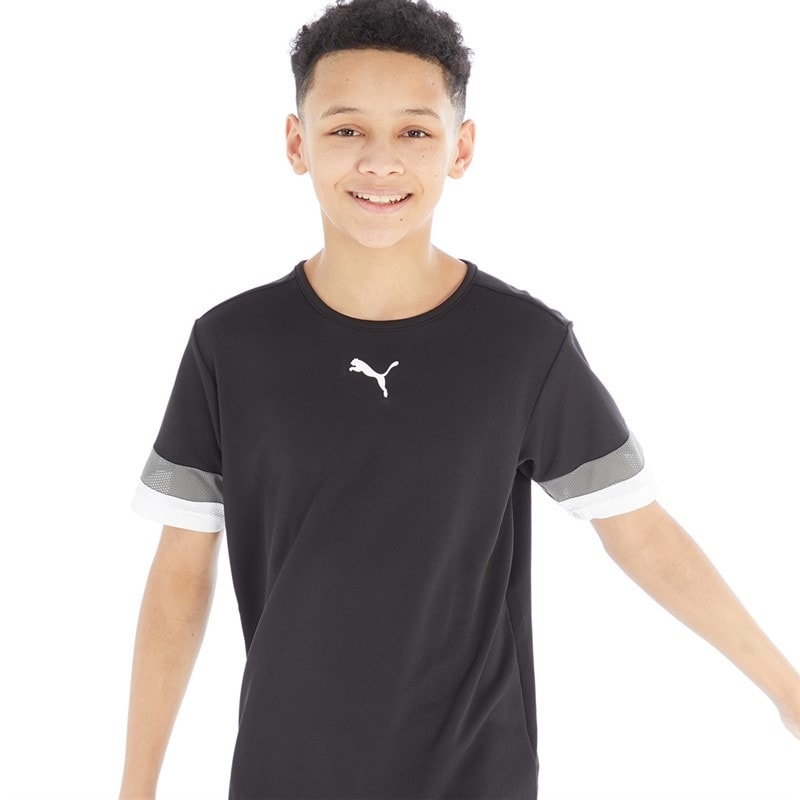 Puma Boys teamRISE Training Jersey Puma Black/Smoked Pearl/Puma White - Image 1
