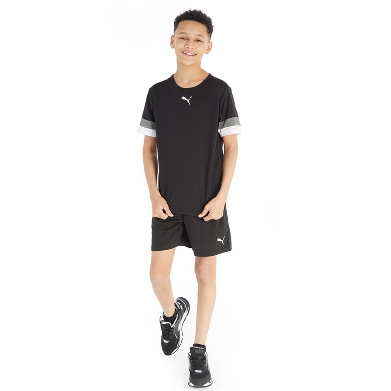 Puma Boys teamRISE Training Jersey Puma Black/Smoked Pearl/Puma White - Image 4