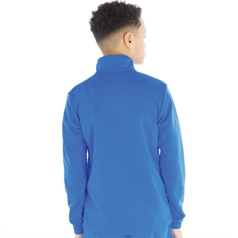 Puma Boys teamRISE Training 1/4 Zip Top Electric Blue Lemonade - Image 2