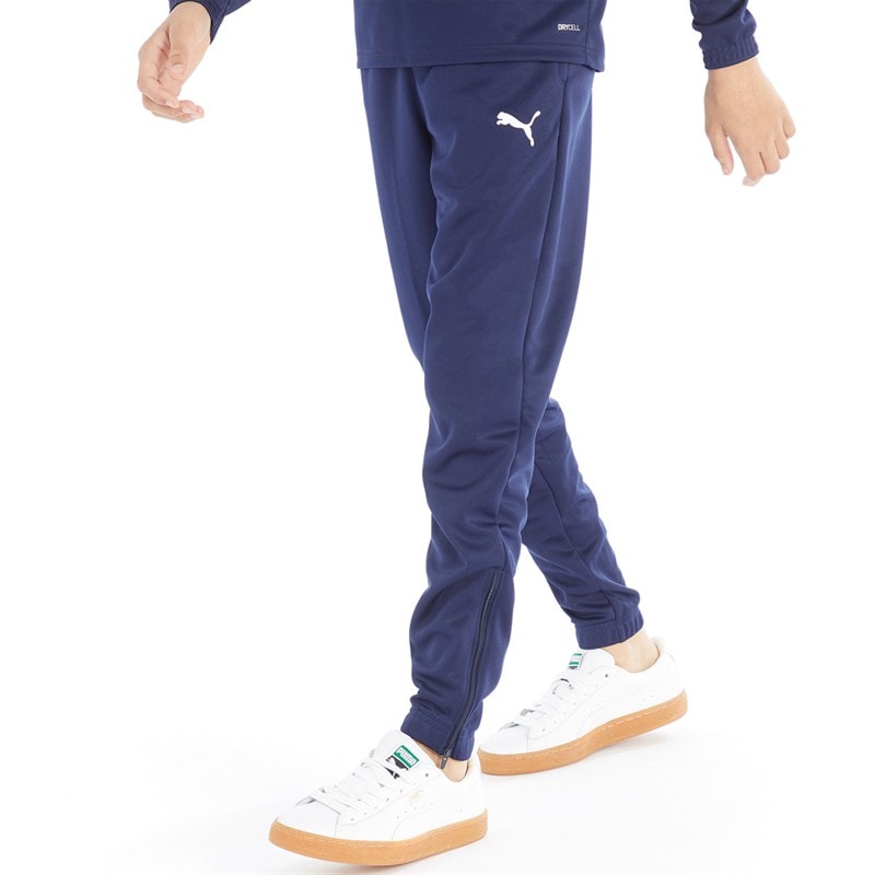 Puma Boys teamRISE Training Poly Track Pants Peacoat/Puma White