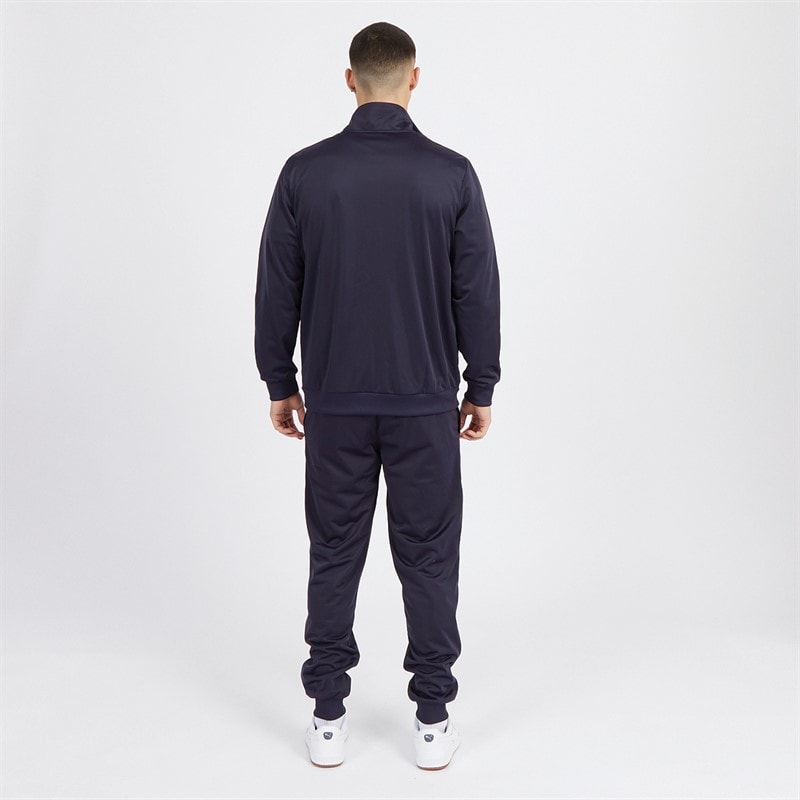 Puma Mens Piping Poly Tracksuit New Navy - Image 2