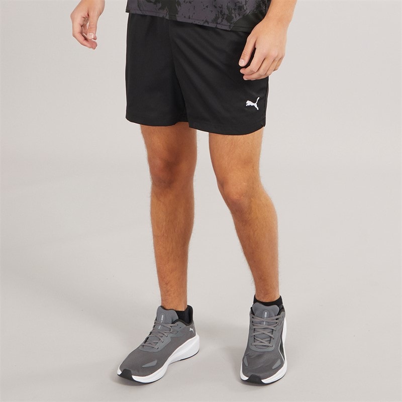 Puma Mens Essentials Small Logo 5 Inch Woven Shorts Puma Black - Image 1