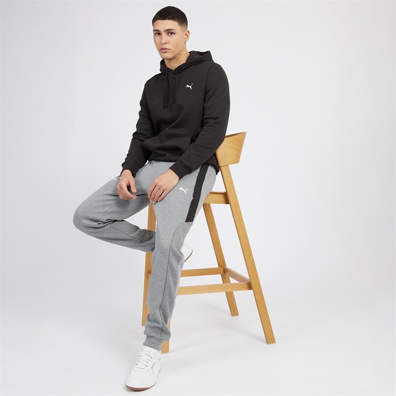 Puma Mens Essentials Small Logo Hoodie Puma Black - Image 3