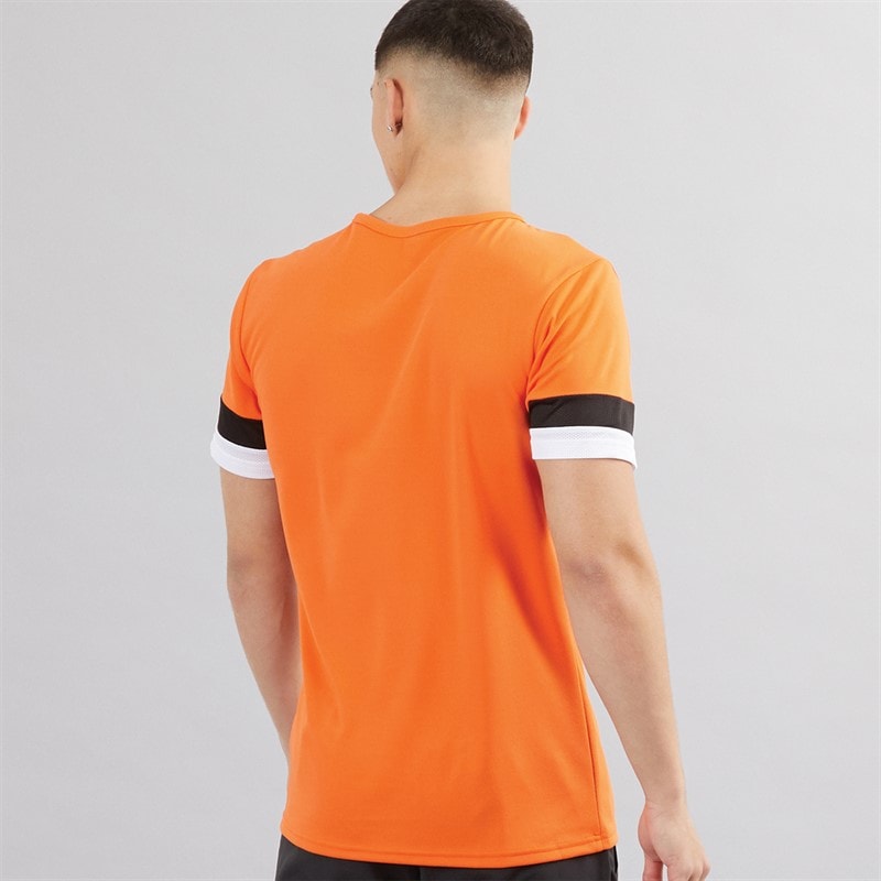 Puma Mens teamRISE Training Jersey Golden Poppy/Puma Black/Puma White - Image 2