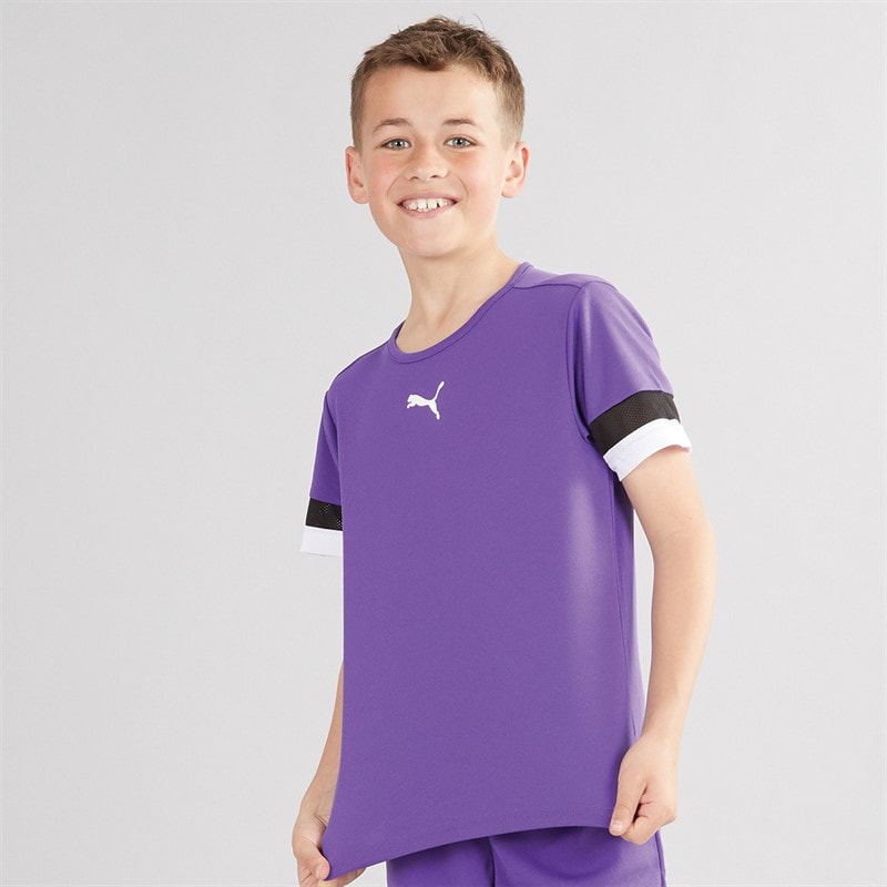 Puma Boys teamRISE Training Jersey Prism Violet/Puma Black/Puma White