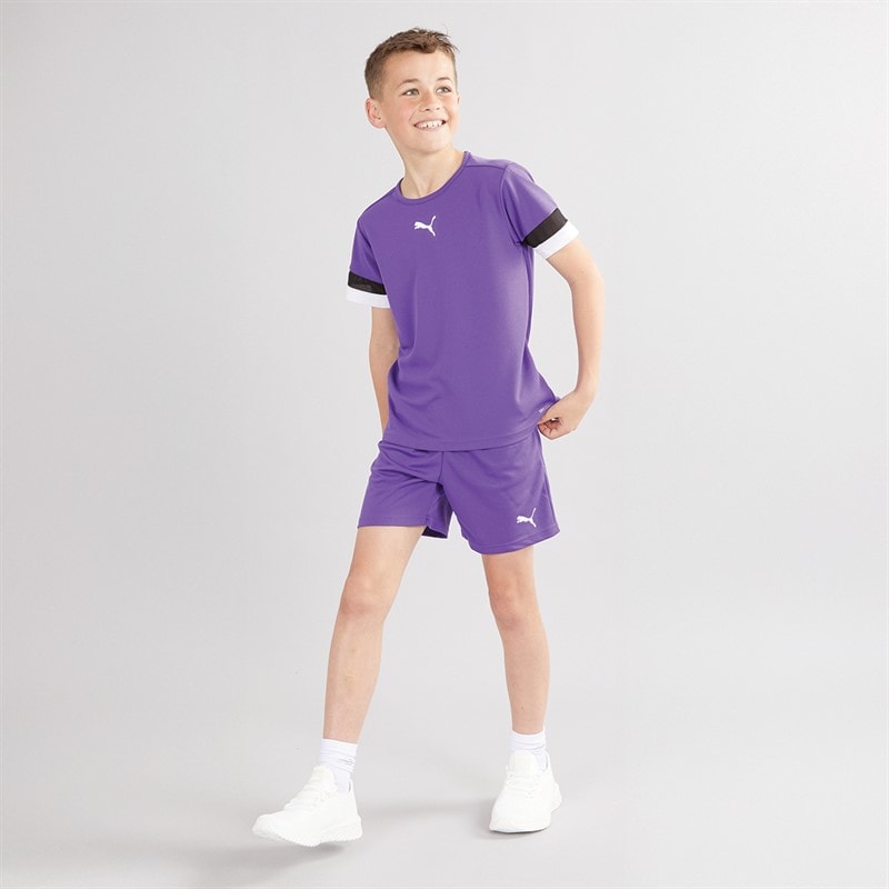 Puma Boys teamRISE Training Jersey Prism Violet/Puma Black/Puma White - Image 3