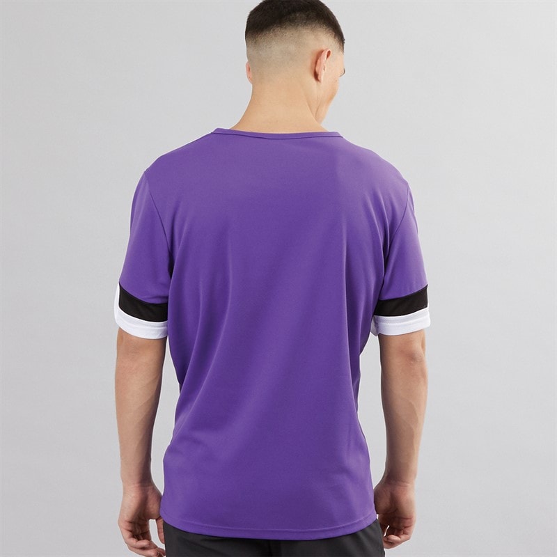 Puma Mens teamRISE Training Jersey Prism Violet/Puma Black/Puma White - Image 2