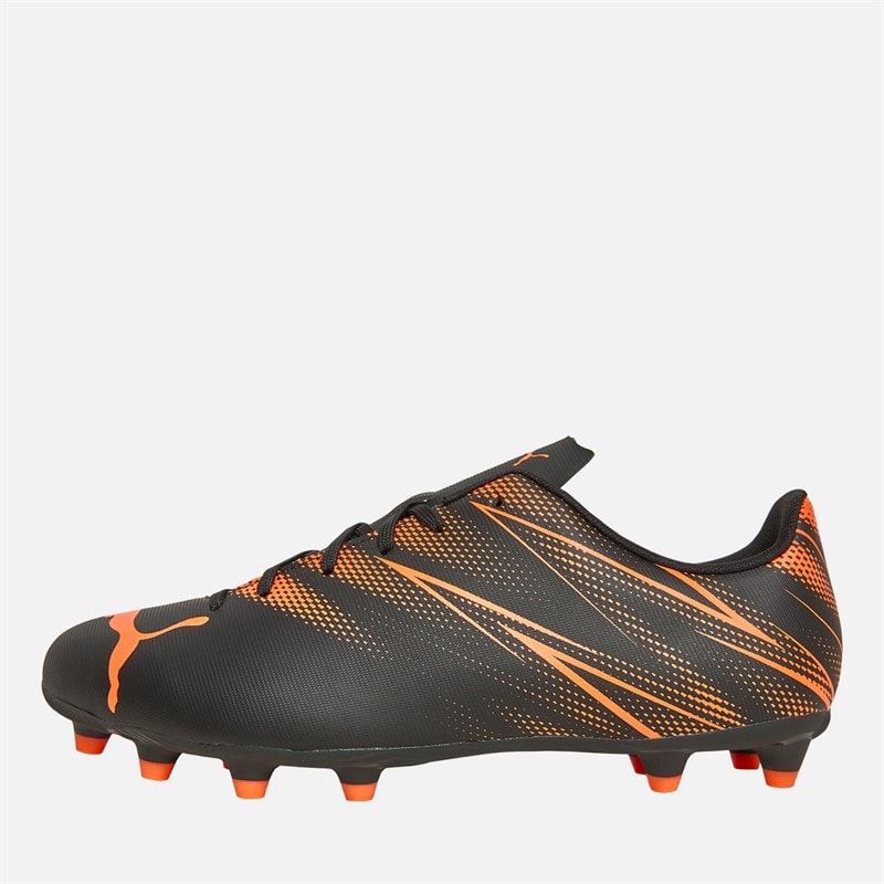 Puma Mens Attacanto FG/AG Firm/Artificial Ground Football Boots Puma Black/Glowing Red - Image 1
