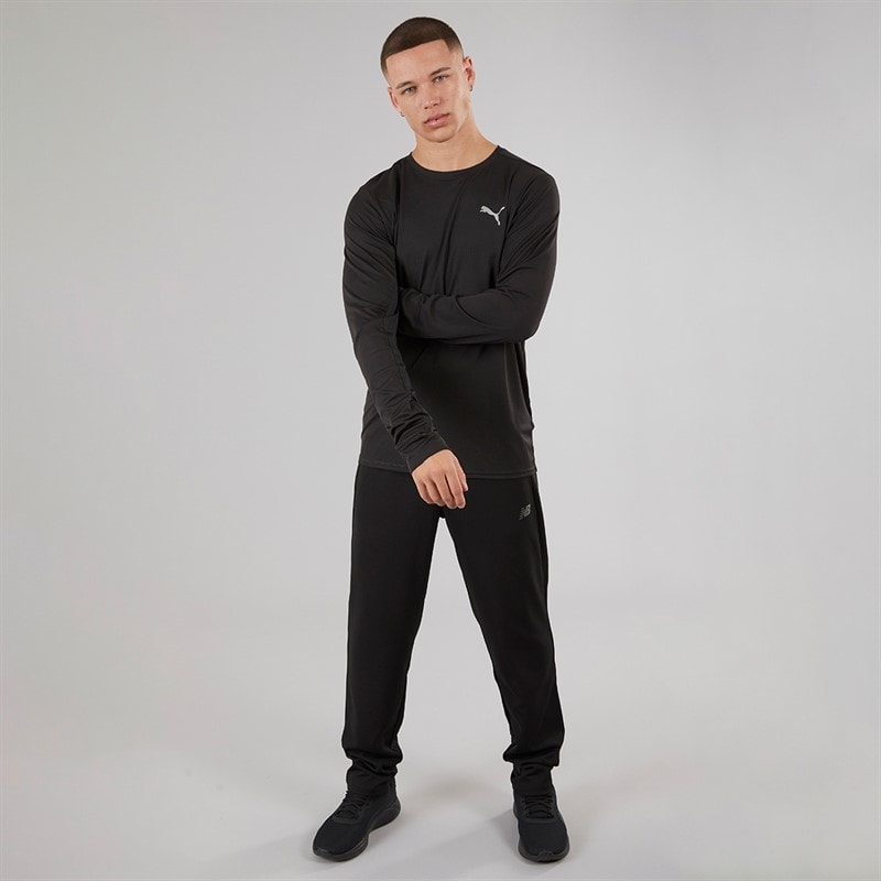 Puma Mens Run Favorite Long Sleeve Running Top Puma Black - Image 3