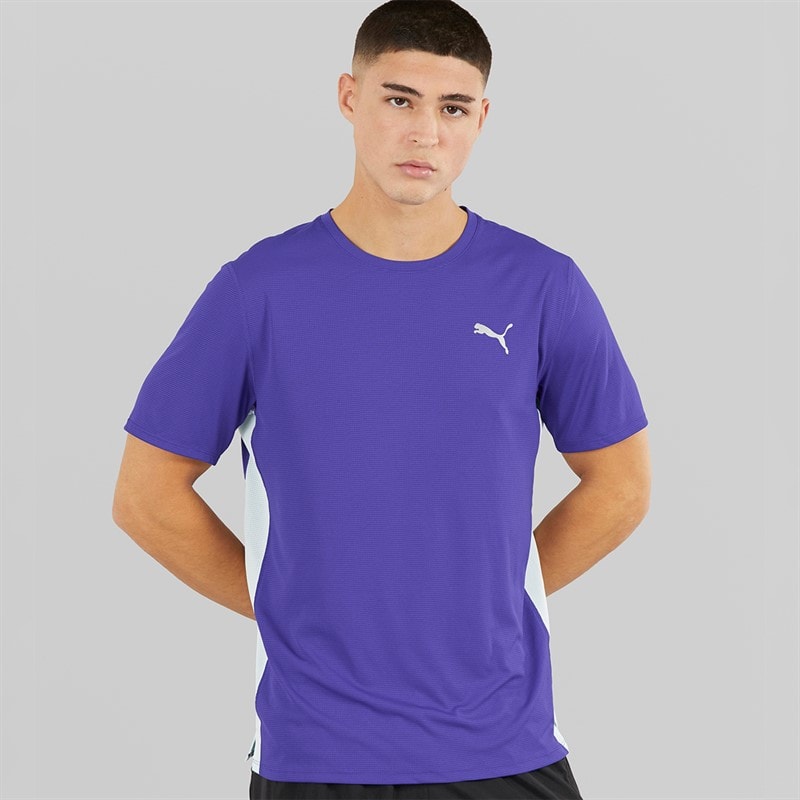 Puma Mens Run Favorite Velocity Running Top Lapis Lazuli - Image 1