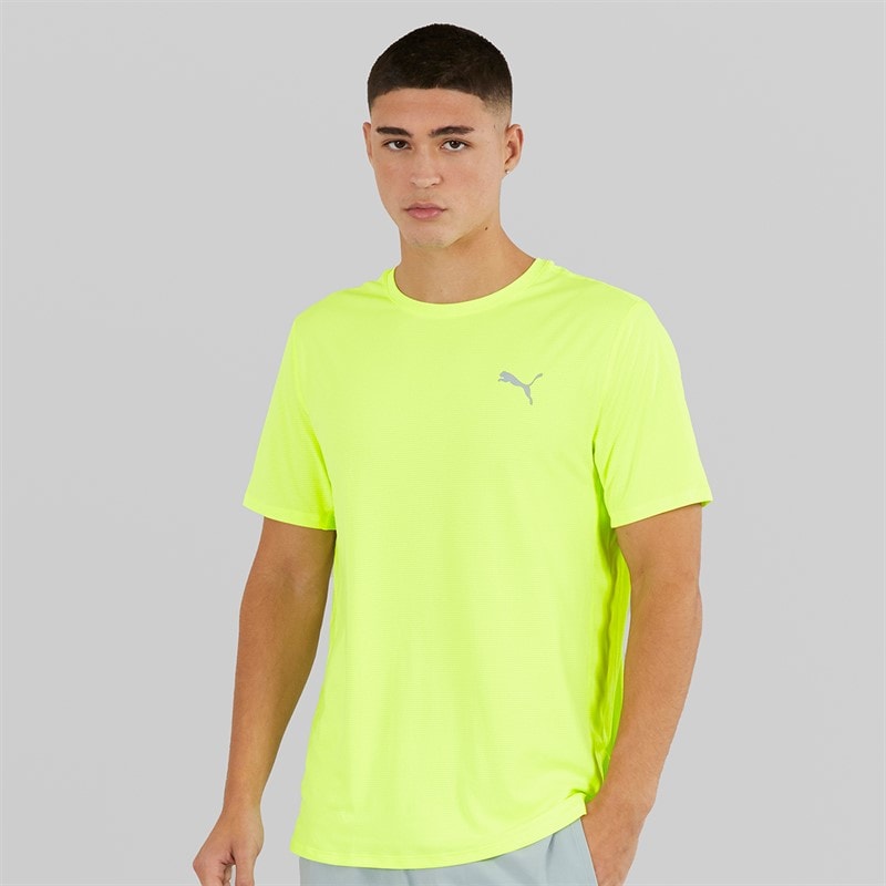 Puma Mens Run Favorite Velocity Running Top Fizzy Apple - Image 1