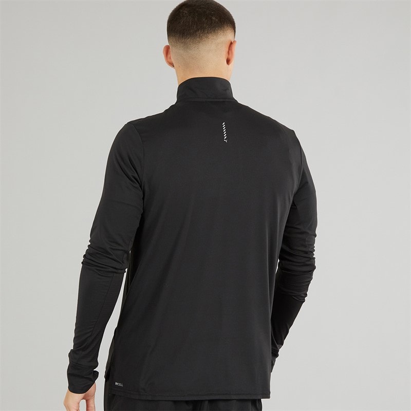 Puma Mens Run Favorite 1/4 Zip Running Top Puma Black - Image 2