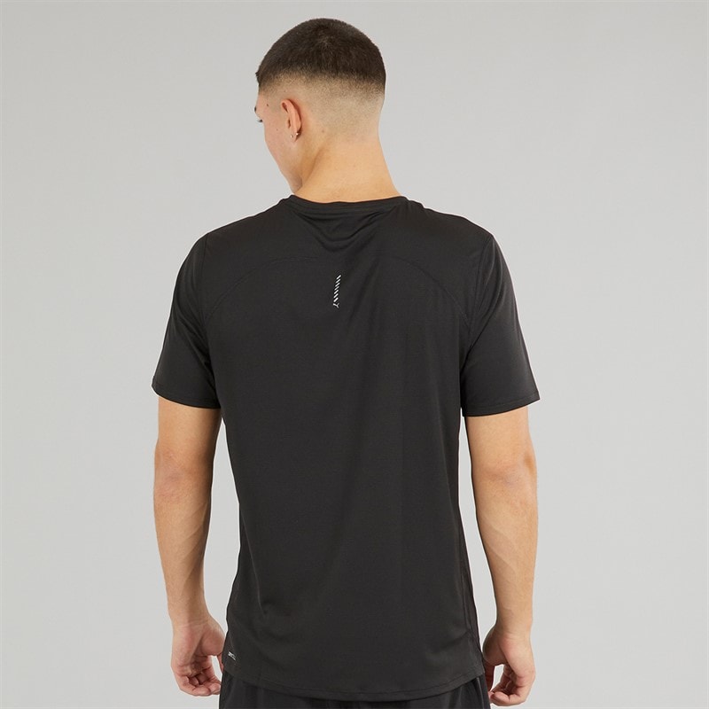 Puma Mens Run Favorite Velocity Running Top Puma Black - Image 2