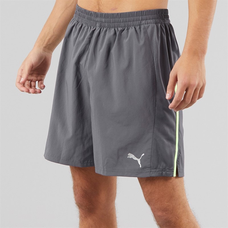 Puma Mens Run Favorite Velocity 7 Inch Running Shorts Galactic Gray - Image 2