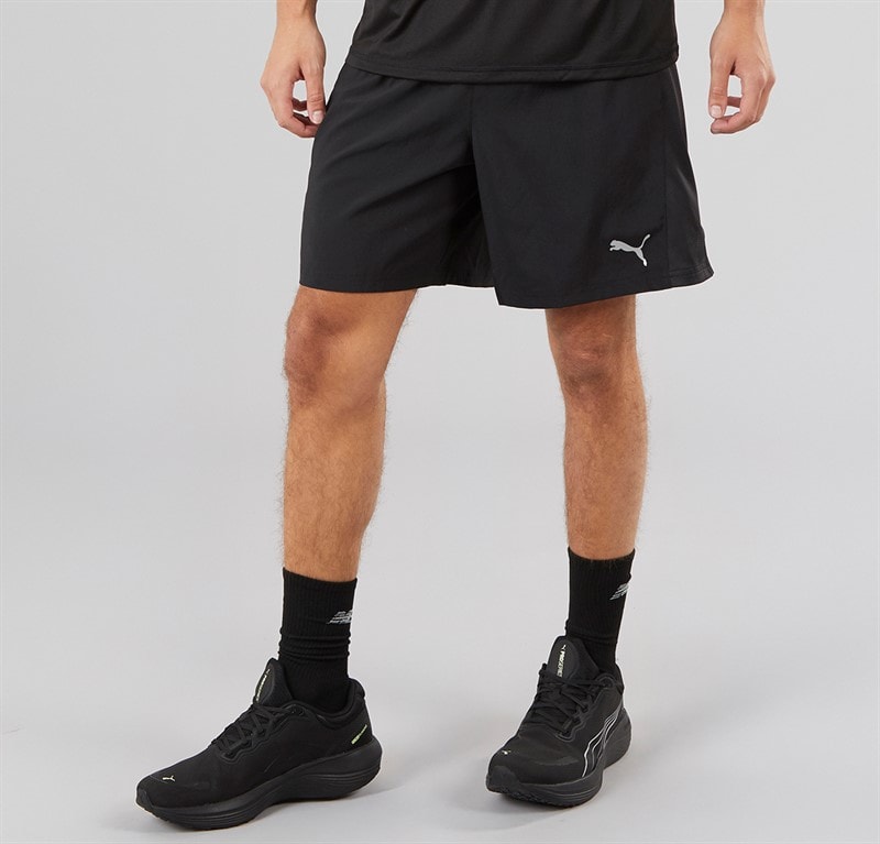 Puma Mens Run Favorite Velocity 7 Inch Running Shorts Puma Black - Image 1