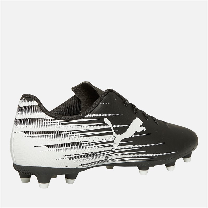 Puma Mens Attacanto II FG/AG Firm/Artificial Ground Football Boots Puma Black/Puma White - Image 5