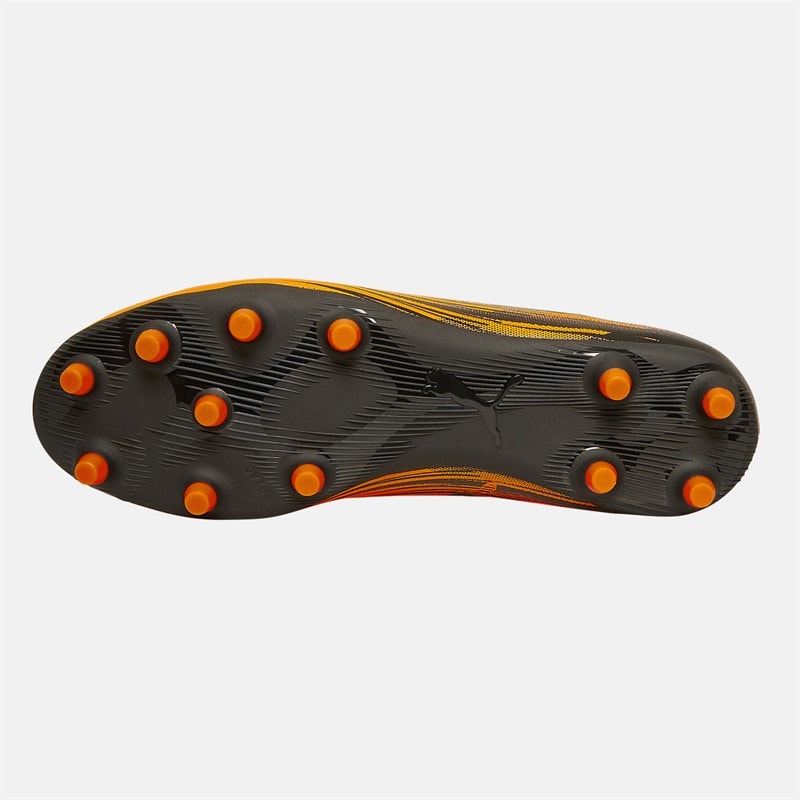 Puma Mens Attacanto II FG/AG Firm/Artificial Ground Football Boots Heat Fire/Puma Black - Image 2