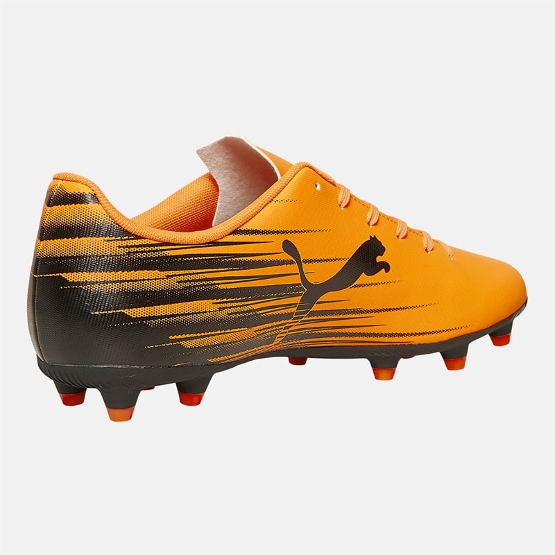 Puma Mens Attacanto II FG/AG Firm/Artificial Ground Football Boots Heat Fire/Puma Black - Image 5