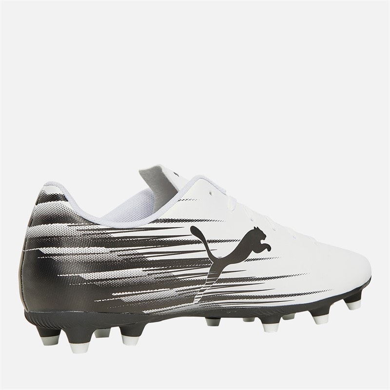 Puma Mens Attacanto II FG/AG Firm/Artificial Ground Football Boots Puma White/Puma Black - Image 5