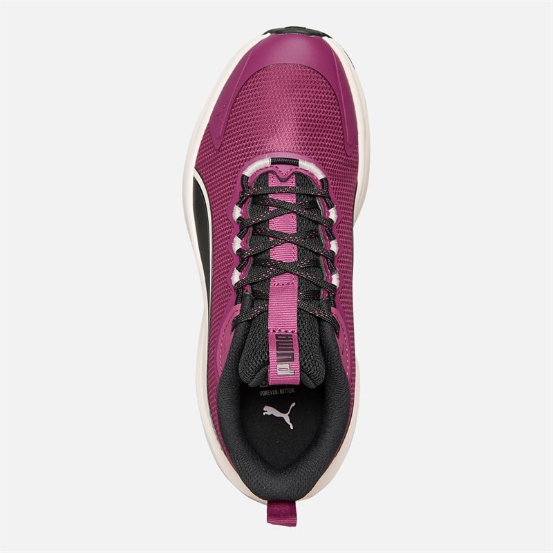 Puma Womens Skyrocket Lite Trail Running Shoes Berry/Puma Black/Jasmine Flower - Image 4