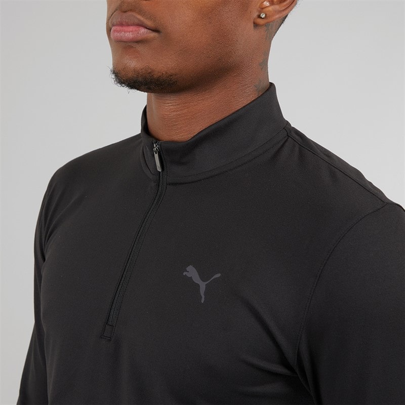 Puma Mens Training Slim Fit 1/4 Zip Puma Black - Image 3
