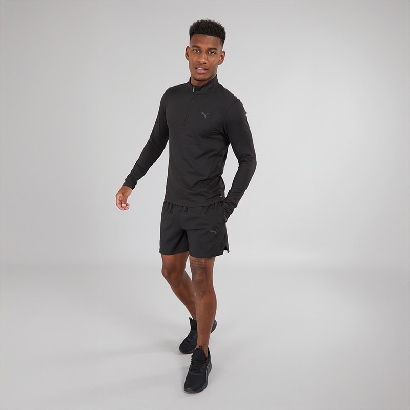 Puma Mens Training Slim Fit 1/4 Zip Puma Black - Image 4