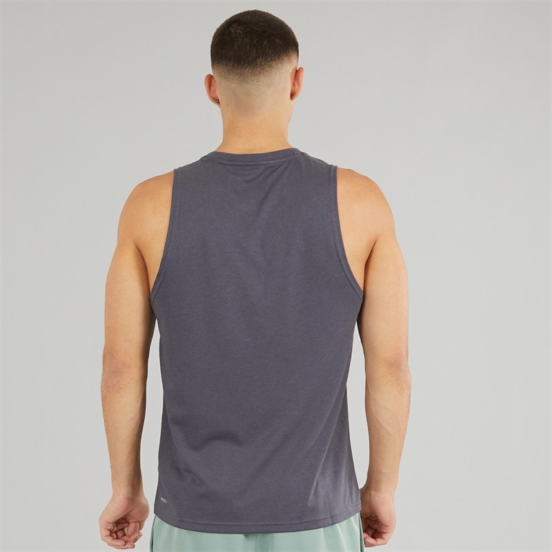 Puma Mens dryCELL Triblend Training Tank Galactic Gray - Image 2