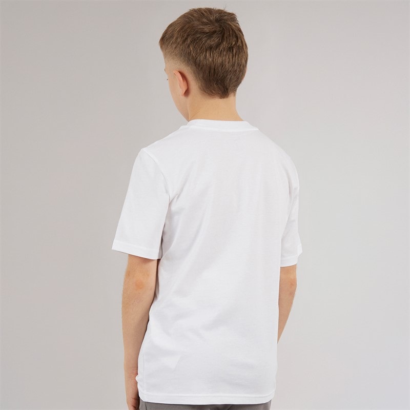 Puma Boys Graphic Camo T-Shirt Puma White - Image 2