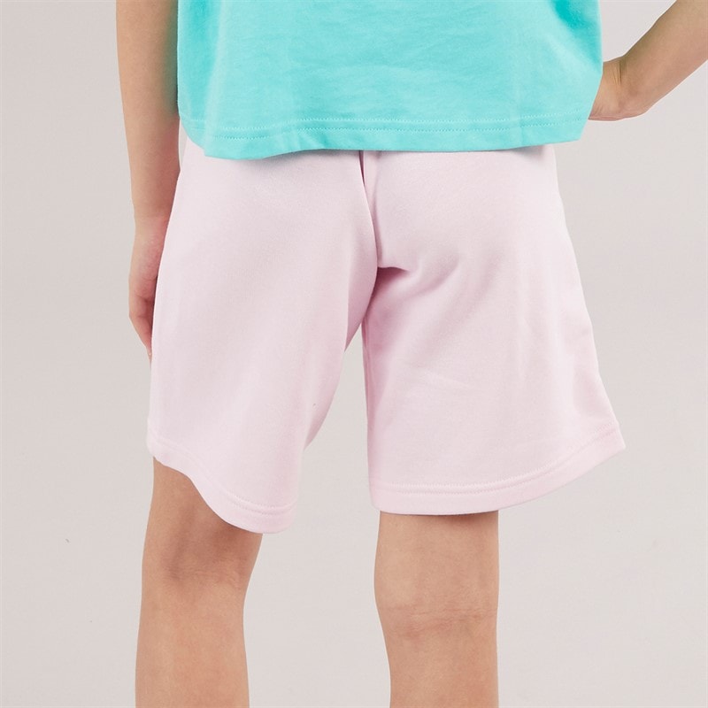 Puma Girls Graphic Shorts Pink - Image 2