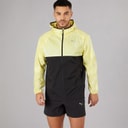 Puma Mens Run Lightweight Marble Running Jacket Black/Yellow