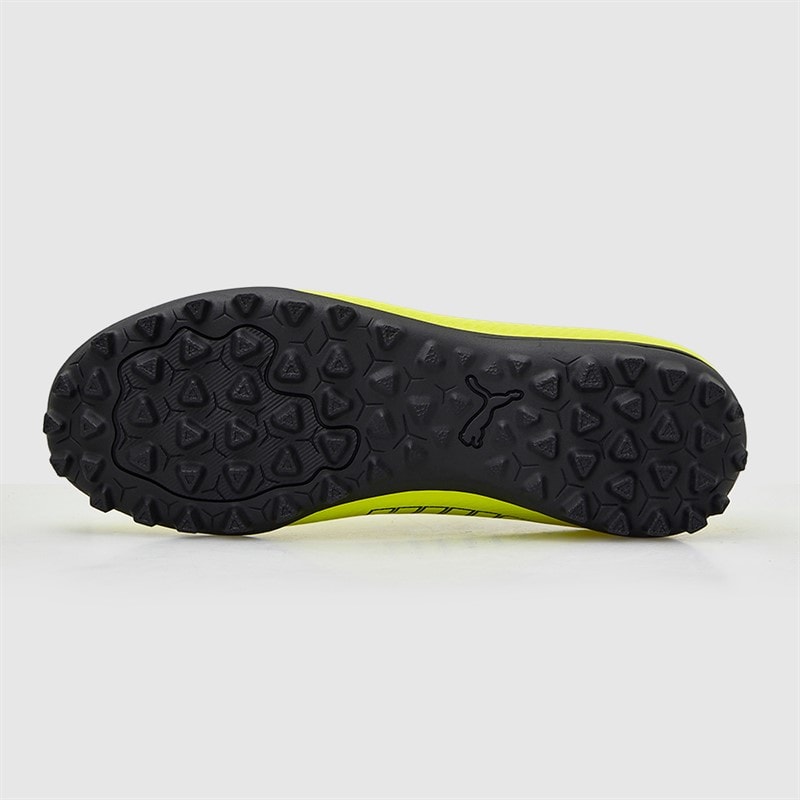 Puma Boys Finesse Laceless TF Astro Football Boots Yellow Alert - Image 3