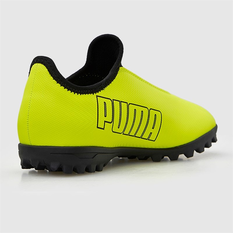 Puma Boys Finesse Laceless TF Astro Football Boots Yellow Alert - Image 5