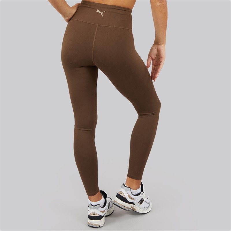 Puma Womens Train High Waist Training Tight Leggings Espresso Brown - Image 2